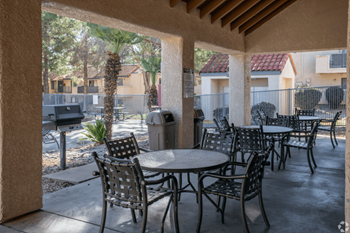 Modern grill area
